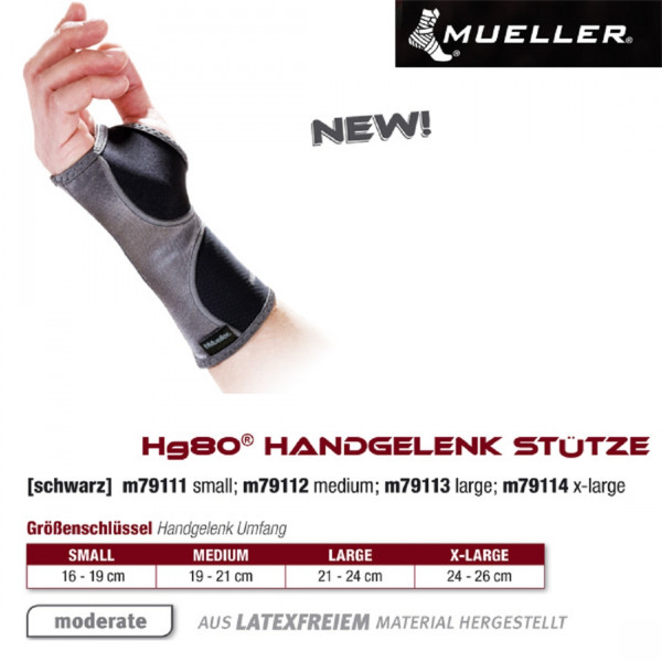 MUELLER Hg80 Handgelenk Stütze