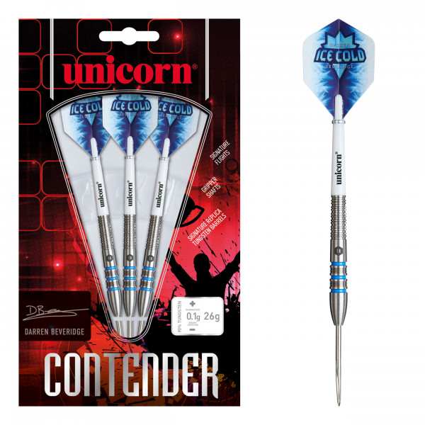 Unicorn Contender Darren Beveridge 26g Steel Tip 90% Tungsten | 26 Gr.