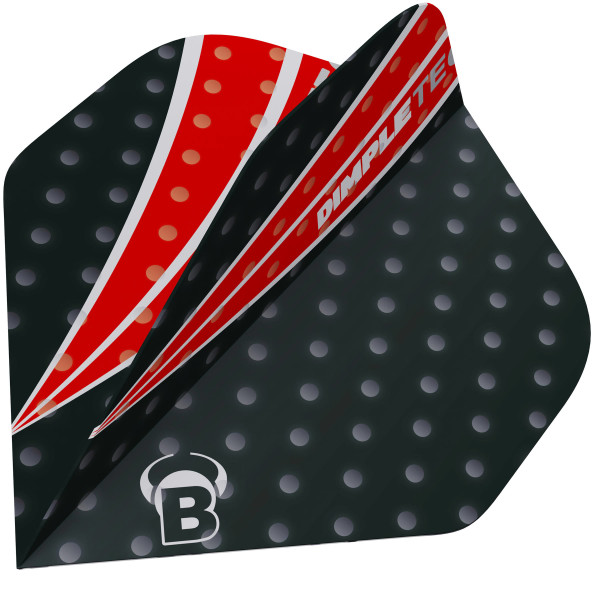 BEAZD Dimpletec Black Flights - Premium Dart-Flights | A-Standard