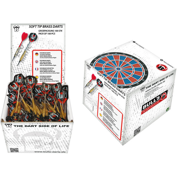 BEAZD Matic Soft Dart 100er - Einsteiger Softdart-Set | 16 Gr.