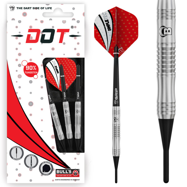 BEAZD Dot D4 90% Tungsten Soft Dart - Professional Softdart-Set | 18 Gr.