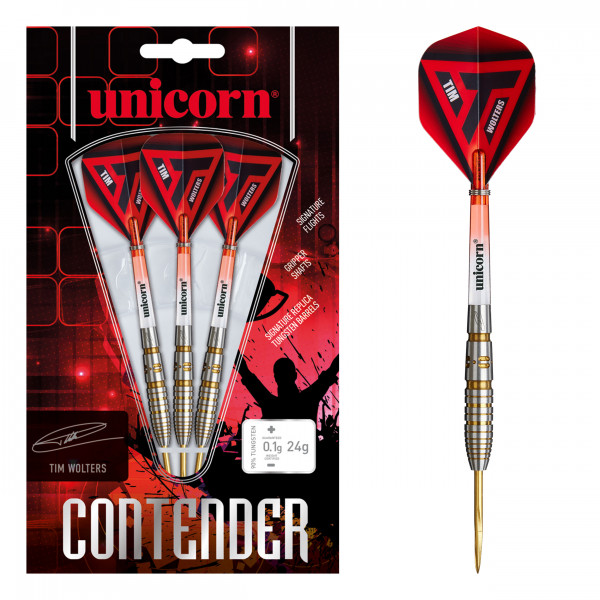 Unicorn Contender Tim Wolters 24g Steel Tip 90% Tungsten | 23 Gr.