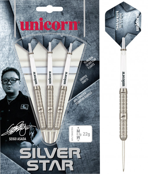 Unicorn Seigo Asada Silver Star Steel Darts